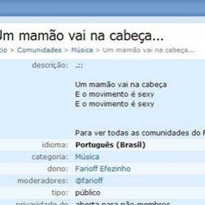 Um Mamão vai na Cabeça...