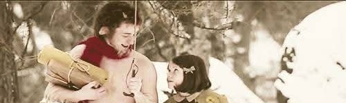 Bolo do Sr. Tumnus e Lucia Pevensie